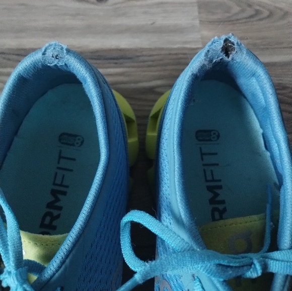 On Running Cloud X Training Shoe in Niagara Blue / Lime Women's Size 10 - Picture 3 of 6